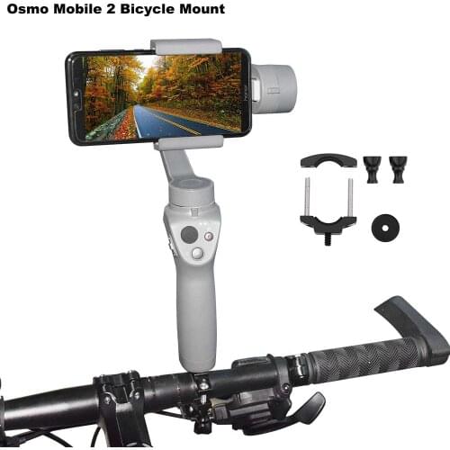 Bike Holder Bracket Bicycle Mount Stabilizer Clip for DJI OM 4 OSMO Mobile 2 3 Handheld Gimbal Handlebar Fixer Accessories