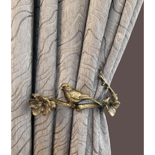 Curtain Customization Gray Nordic Light Luxury Simple Modern Thickened Chenille Shading Living Room Bedroom Finished Curtain