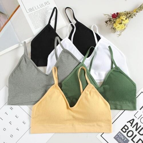 ATHVOTAR Women Bra Seamless Lingerie Bralette One-piece Korean Style Bras Solid Color Summer Wireless Tube Top Underwear 2021