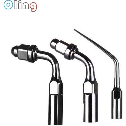 15PCS Dental Scaler Tips E1 E2 E3 Dental Ultrasonic Scaler Tips Fit EMS & Woodpecker Endodontics Scaling Tips