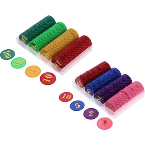 160pcs Acrylic Game Wager Mahjong Money Chips 33mm For Gambling Poker Game Mahjong Playing And Other Recreation Games