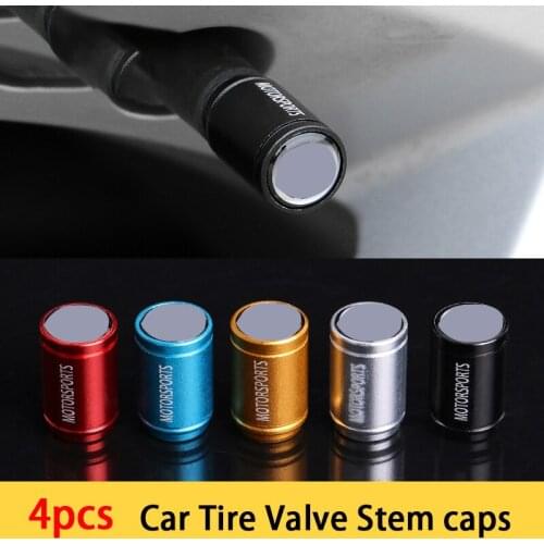 For volkswagen Passat B8 2016-2019 4pcs Car Tire Valve Stem caps Car Wheel Tires Valves Tyre Stem Air Caps Car-styling