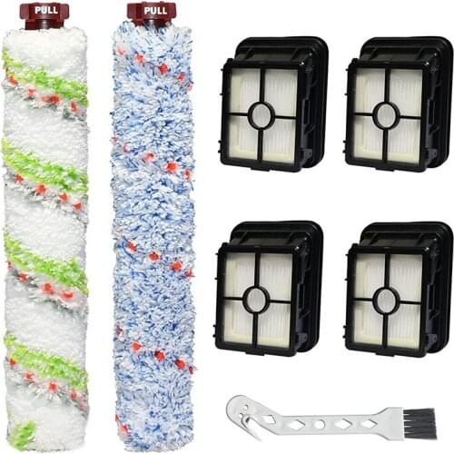 7PCS Compatible Brush Roller Kit For Bissell Crosswave Vacuum Cleaner