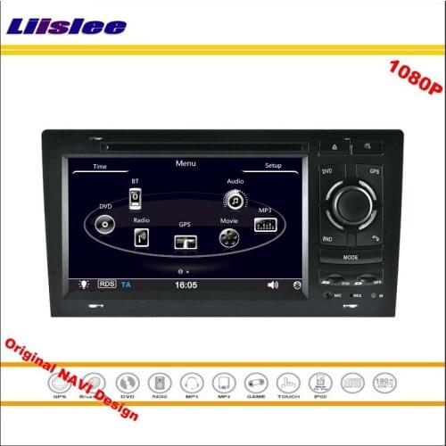 For Audi A8 / S8 1994~2003 Car Stereo Radio CD DVD Player GPS Nav Navigation 1080P HD Screen System Original NAVI Design