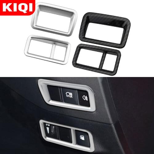 Car Fog Lights Switch Cover Tank Button Trim Headlight Switch Circle Sticker for Toyota C-HR CHR 2016-2020 Accessories