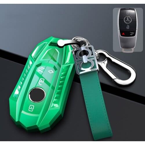 Car Key Bag Case Covesr For Mercedes Benz W203 W210 W211 W124 W202 W204 AMG Accessories car styling