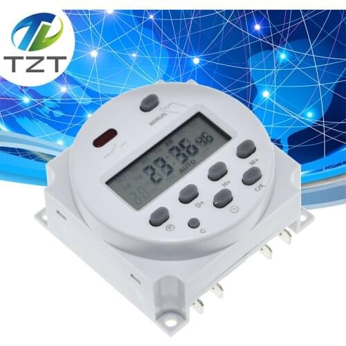 CN101A LCD time switch 12V 24V 110V 220V Time Relay Street lamp billboard power supply timer WITHOUT waterproof box