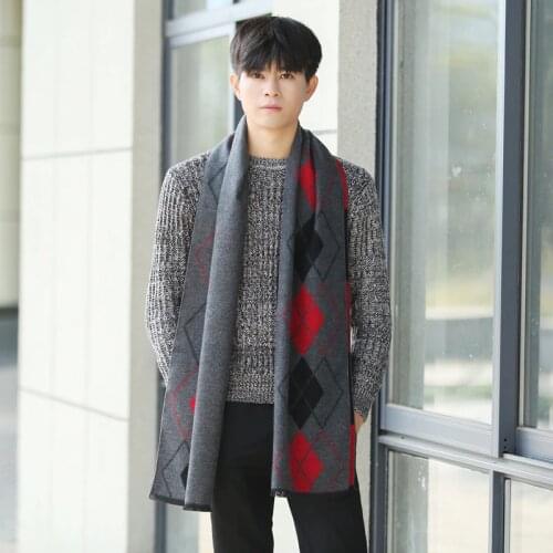 DIFANNI Men's Long Scarves