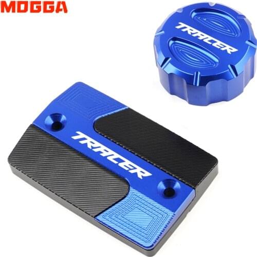 For Yamaha TRACER 900 700 GT 900GT TRACER MT-07 MT-09 MT07 MT09 CNC Front & Rear Brake Fluid Cylinder Master Reservoir Cover Cap