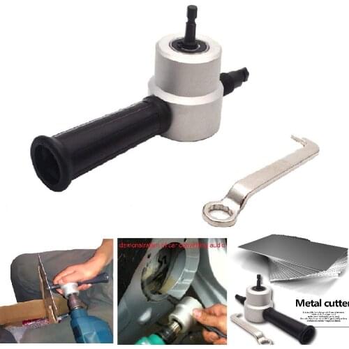 Electric Sheet Metal Cutting Double Head Nibbler Blade Saw Cutter Tool Drill Accessory Machine Punching Shears Modification