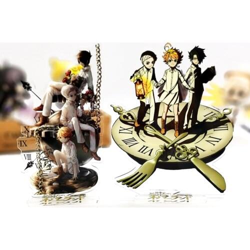 Yakusoku no The Promised Neverland Emma Norman Ray group acrylic standee figurines desk decoration cake topper anime