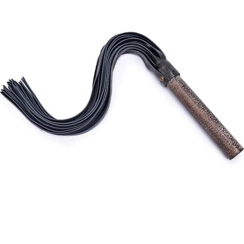 41cm Genuine Leather Whip With Wooden Handle Horse Whip Erotic Fetish Spanking BDSM Bondage Couple flirting Games Slave Sex Toy