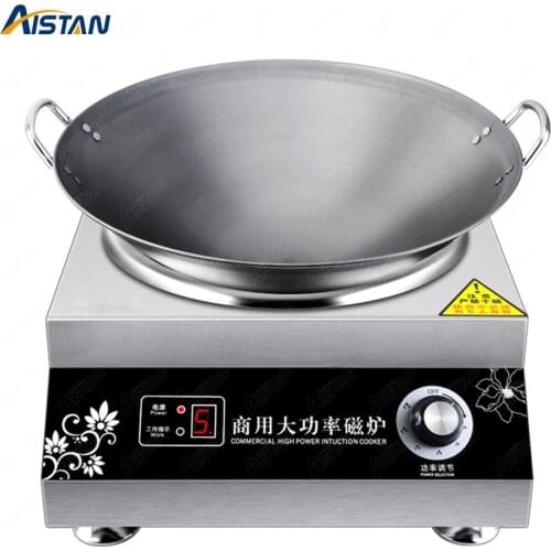 ZD3500-1 3500W / 5000W Induction Cooktop 220V Commercial Induction Cooker Stove Stainless Steel Electric Countertop Burner