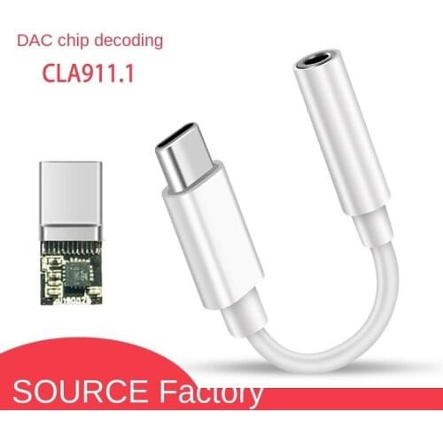 Type-C To 3.5mm AUX Headphone Adapter for Huawei Mate 20 P30 Pro Xiaomi Mi 8 9 SE Type C To 3.5 Jack Earphone Audio Cable