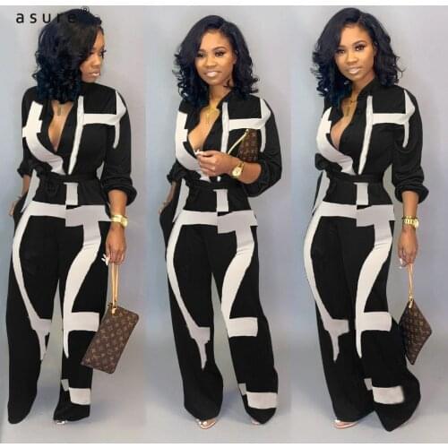 Jumpsuit Women Pants Long Sleeve Body Overalls Sexy Clothing 2021 Female One Piece Club Outfits Tracksuit Black Catsuit LD8615