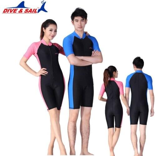 Lycra Wetsuit Stinger Wet Suits Diving Skin For Men Or Women One-piece Short Sleeve Jump Suit Swimsuit Swimwear Beach Clothes