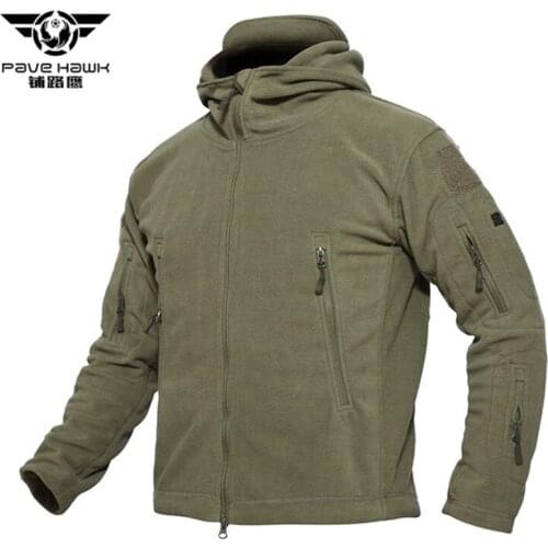 Shark Skin Soft shell jacket winter Men Fleece warm hooded coat outdoor climbing camping hiking jacket Army Tactics outerwear