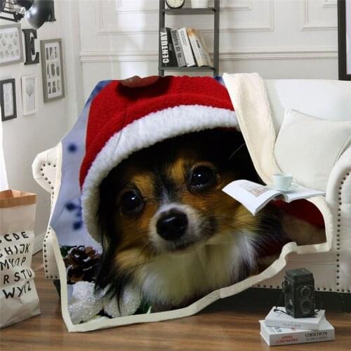 BEST.WENSDA146 Drop Ship Winter Sherpa Blankets Printed Home lush Throw Blanket 150x200cm 130x150cm Manta Blankets for Beds