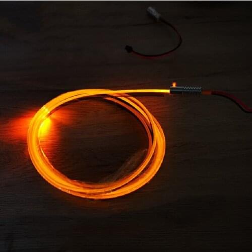 Mini 12v 3W Light Illuminator LED light Source Engine DIY Car Step atmosphere Decor Fiber optic projector Generator+T-type Cable