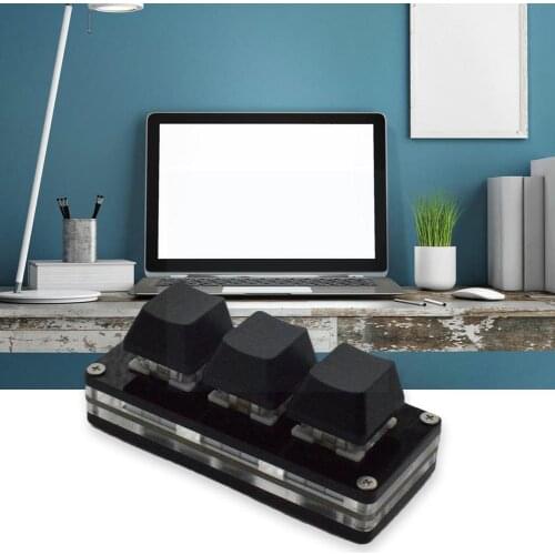 OSU Mini 3key Keyboard Photoshop Drawing Keyboard Support Keyboard Software Macro Red Mechanical Keypad With Switch Program L5D2