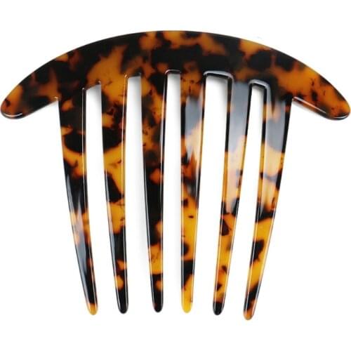 H7JC Fashion Comb Banana Shape Barrettes Hair Claw Plastic Stick Bun Maker Tool Hairpin Hair Jewelry Accessories Hair Clip