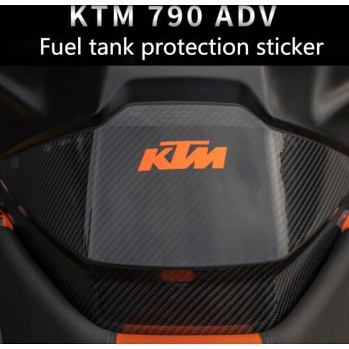Motorcycle Fuel Tank Paste Protective Film Carbon Fiber Sticker Car Personalized Decoration for Ktm 790adv