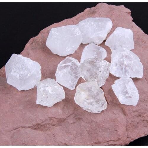 Natural Rough Stones Raw Clear Quartz Crystal Mineral Rocks for decoration healing stones