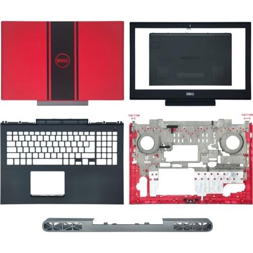 NEW Laptop LCD Back Cover/Front Bezel/Palmrest/Bottom Base/Bottom Door Cover For DELL Inspiron 15 7000 7566 7567 Laptop Cover