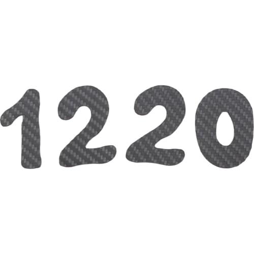 For Car Motorcycle Christmas Decoration Scratch-Resistant Carbon Fiber Sticker Digital Sticker