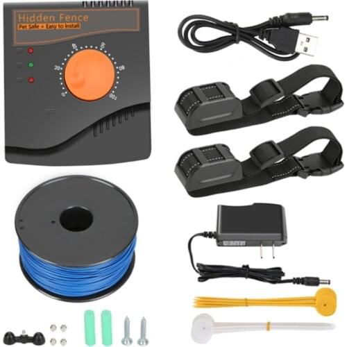 TP18 Pet Dog Electric Fence System Rechargeable Waterproof Adjustable Dog Training Collar Electronic Fencing Containment System