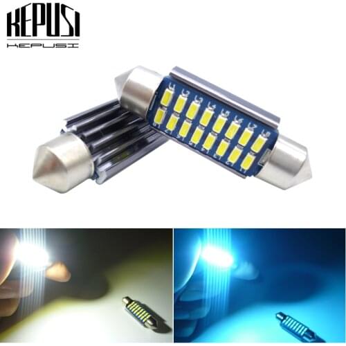 2x Car Interior Light 28mm 31mm 36mm 39mm 41mm LED Bulb SV8.5 C10W C5W Festoon Vanity Mirror Dome Reading Door Number Light