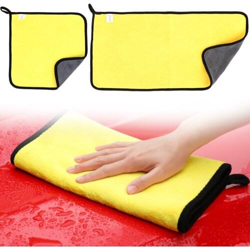 Ultra Soft Microfiber Cloth Cleaning Drying Cloth Tool Car Wash Towel Auto Care Detailing For Toyota 30*30/60cm