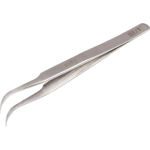 High Precision Industrial Tweezers Anti-magnetic Anti-acid Non-corrosive 302 Stainless Steel Elbow Tweezer Professional Tools