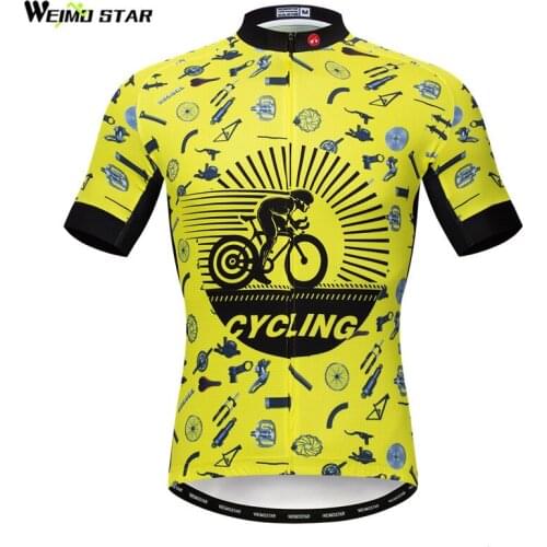 Weimostar Bike Team Racing Cycling Jersey Shirt Maillot Ciclismo Summer Uniform mtb Bike Jersey Quick Dry Sport Cycling Clothing