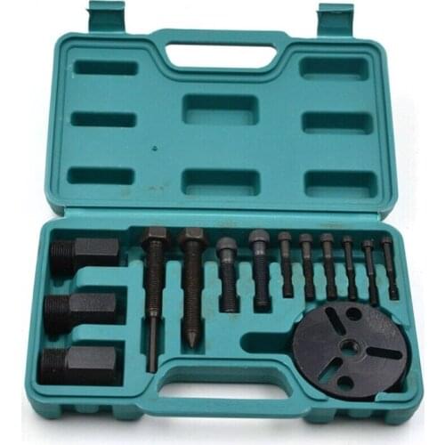 14 Pieces A/C Compressor Clutch Remover A/C Puller Installer Air Conditioning Tools Kit Car Repair Kit