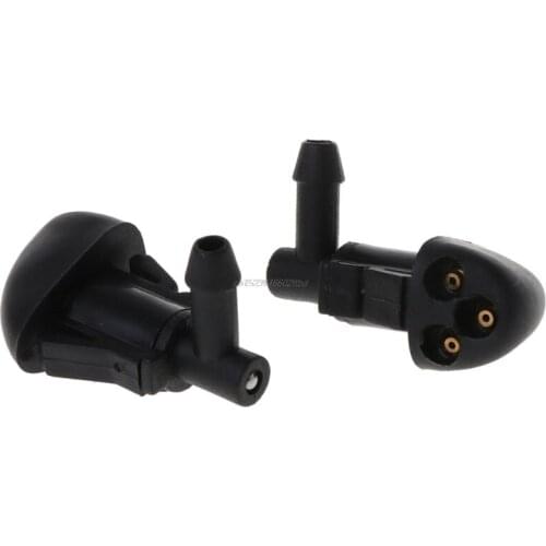 2021 New 2Pcs 3-Hole Car Windshield Washer Wiper Water Spray Nozzle Fit for Chevrolet Cruze 2009-2014