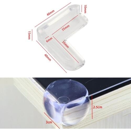 9pcs/lot Edge Corner Guard Child Security Baby Safety Table Corner Protector Transparent Anti Collision Angle Protection Cover
