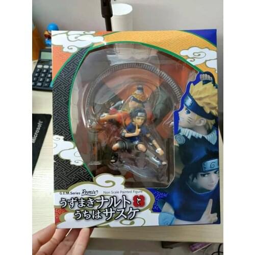 Animation Doll Toys Anime Naruto Uzumaki Naruto Sasuke Figure Model Dolls For Children Collectible Birthday Gift Decoration