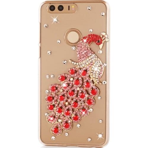 Peacock Case cover For Huawei P9 Plus P10 P20 mate 10 20 lite Nova 5T 3 honor 9 lite 10 For honor 6c pro 7a 7c Phone bumper