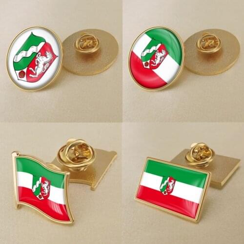 North Rhine Westphalia of Germany Flag Brooch/Badges/Lapel Pins