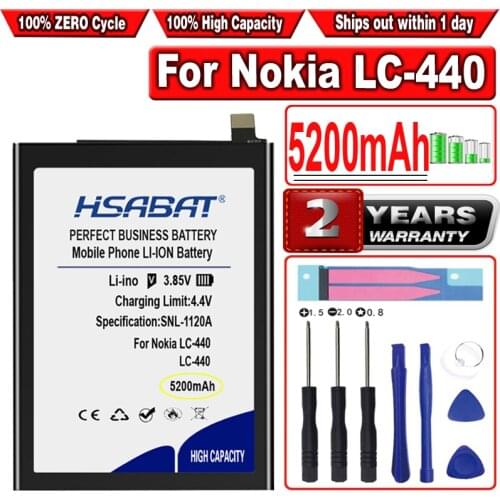 HSABAT 4500mAh LC-440 Battery for Nokia Mobile phone