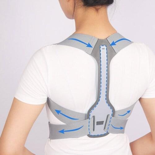 Unisex Hunchback Posture Corrector, Back Posture Support, Clavicle Support Belt, Waist Stop, and Adjustable Back Trainer