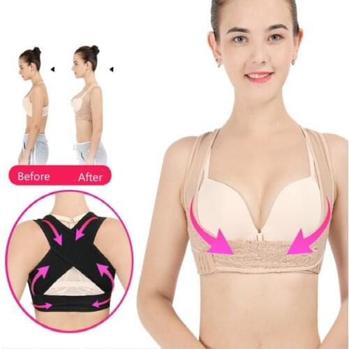 Women Tops Back Support Posture Corrector Hunchback Correction Brace Chest Up Bra Vest Shapewear for Woman Ladies Sagging Shaper