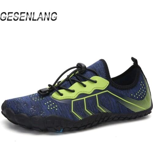 Mens Five Fingers Water Shoes Beach Pool Fishing Wading Swimming Non-Slip Quick Drying Comfortable Multi-Function Aqua Sneakers