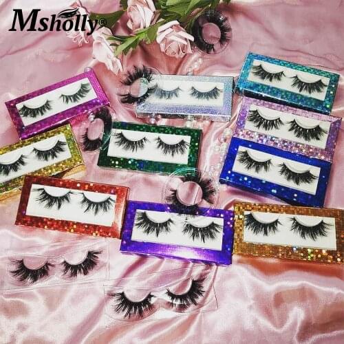 Wholesale 3D/5D 25 MM Mink False Lashes Fluffy Messy Natural Bulk Makeup Tools Boxes Packaging Fake Eyelashes Beauty Eyelash