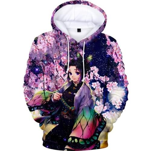 2019 New Kids Arrival Demon Slayer Kimetsu no Yaiba hooded Sweatshirt Fashion Trend Style Children 3D Boys/Girls Winter Hoodies
