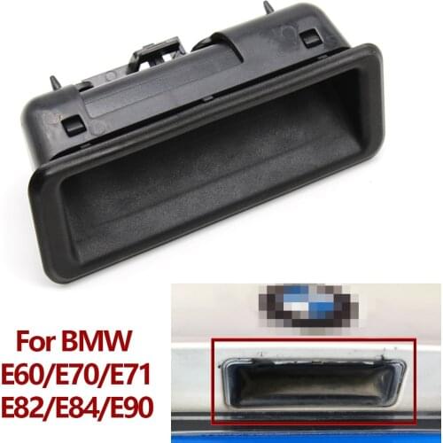Car Rear Boot Trunk Cover Opening Switch Handle Replacement For BMW 1 3 5 X1 X5 X6 E Series E60 E61 E90 E91 E92 E93 51247118158