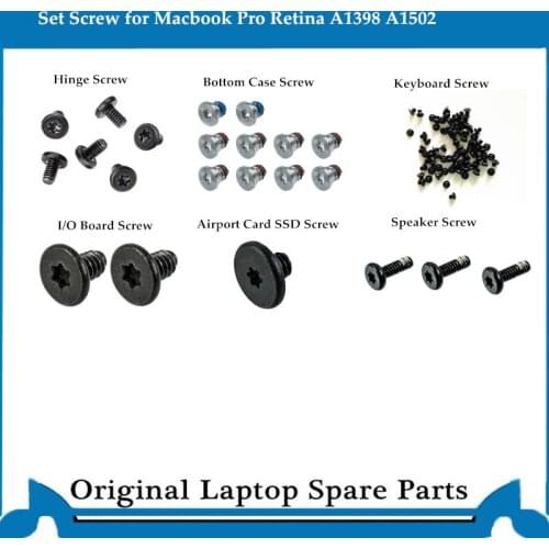 Compatitable bottom Case Screw for Macbook Pro Retina A1398 A1502 keyboard speaker Screw