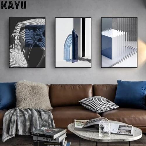 Modern Nordic Minimalist Alphabet Abstract Women Shadow Decorative Wall Art Painting Frameless Print Canvas Poster Home Decor