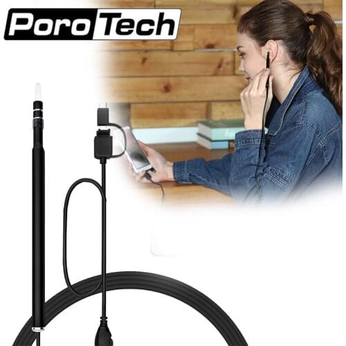 I98 POMIACAM Ear-Wax Remover Cleaner Health Care Tools Otoscope Endoscope camera camera Earpick sticks cotton swab sticks